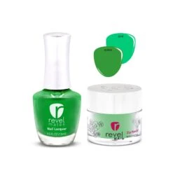 D683 Sour Green Glow Nail Polish + Dip Powder Set