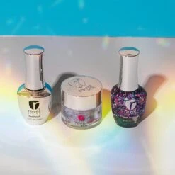 D876 Merry Dancers Glitter Polish + Dip Powder Set