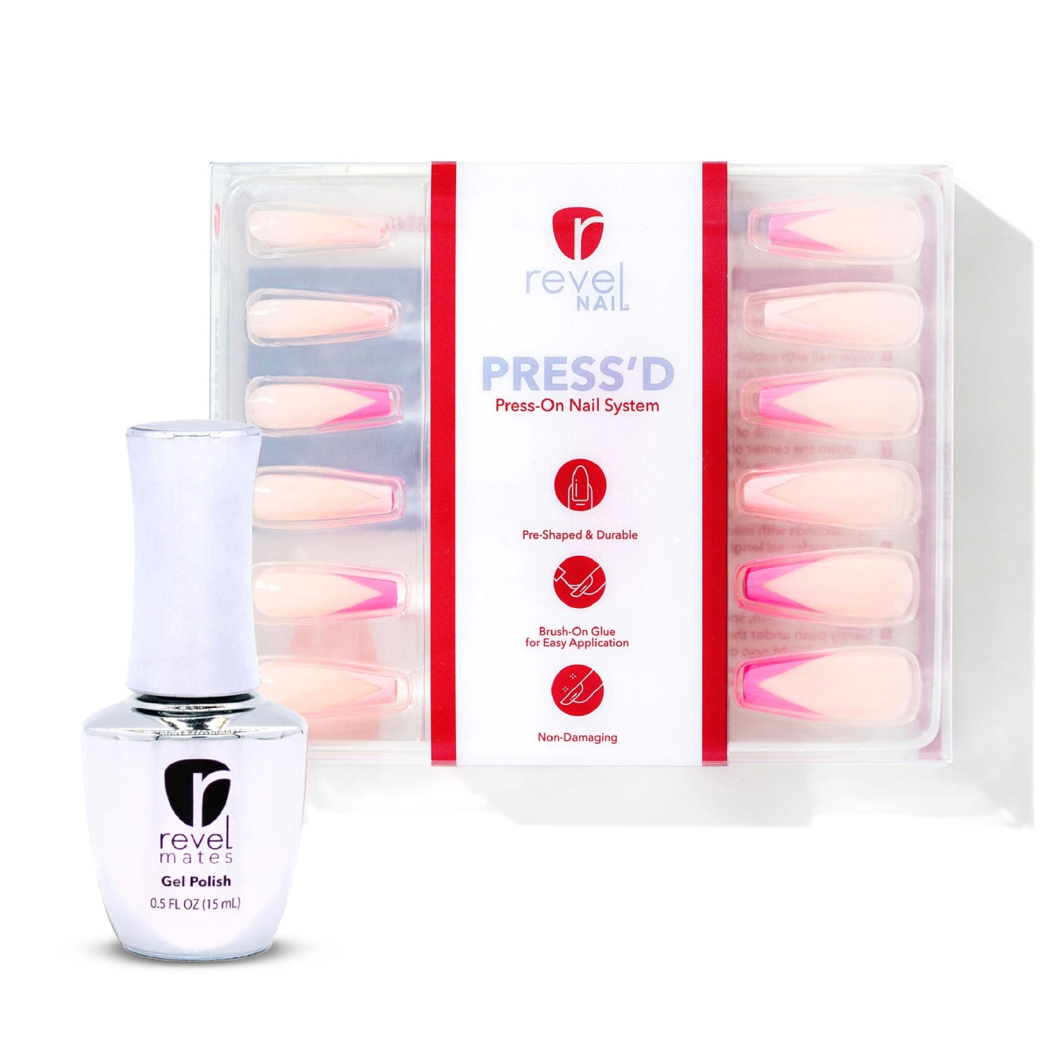 Pink Vendetta Press-Ons + D234 Hijinks Polish Bundle 4 Pink Vendetta Press-Ons + D234 Hijinks Polish Bundle - Image 2