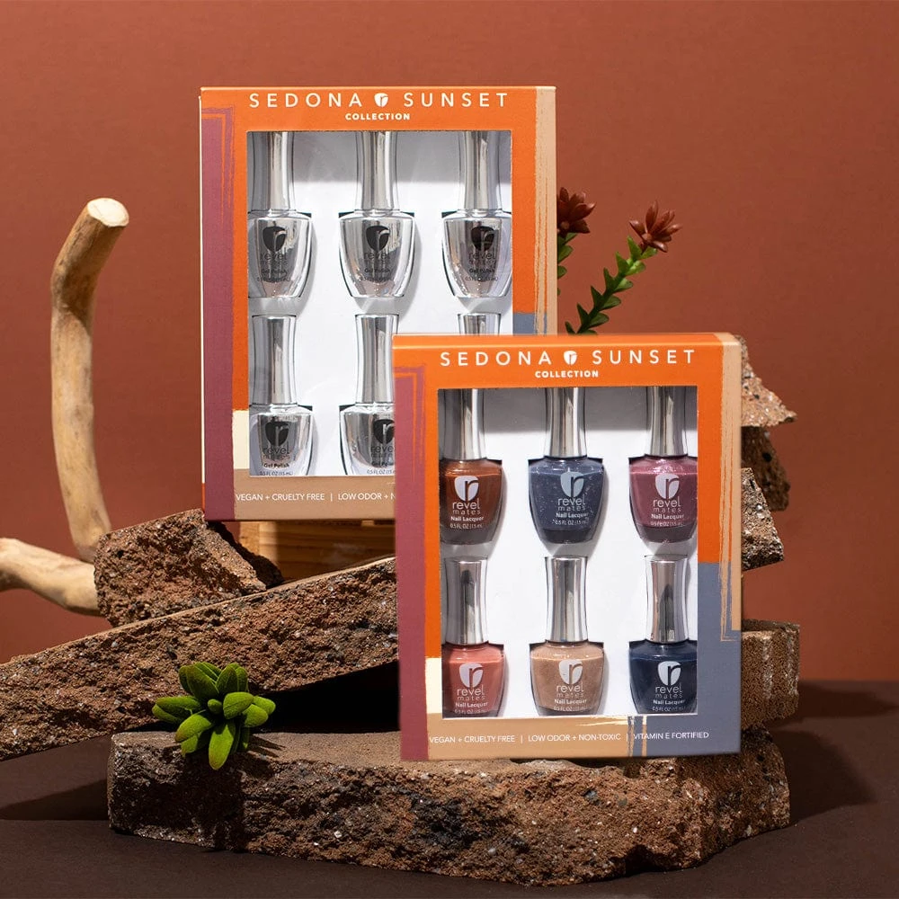 Sedona Sunset Gel Polish + Nail Polish Collection 3 Sedona Sunset Gel Polish + Nail Polish Collection