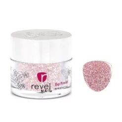 D590 Puppy Love Pink Glitter Dip Powder