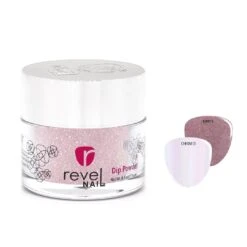 D653 Fey Pink Chrome Dip Powder