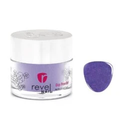 D689 Peri | Sassy Purple Shimmer Dip Powder