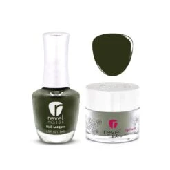 D413 Wicked Green Crème Nail Polish + Dip Powder Set