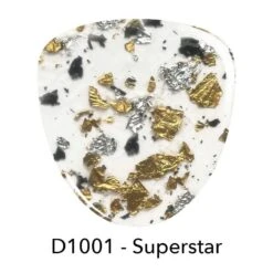 D1001 Superstar Gold Metallic Flake Dip Powder -Revel Nail Store dip powder d1001 superstar gold metallic flake dip powder 35973252415686