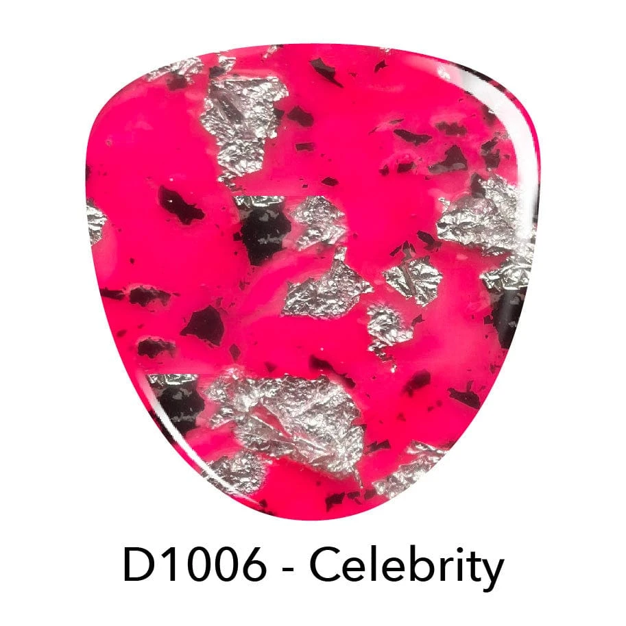 D1006 Celebrity Pink Metallic Flake Dip Powder 5 D1006 Celebrity Pink Metallic Flake Dip Powder - Image 3