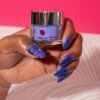 D1026 Party Wave Blue Flake Dip Powder -Revel Nail Store dip powder d1026 party wave blue flake dip powder 36392674033862