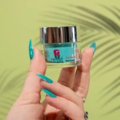 D1027 Shorebreak Teal UV Changing Dip Powder