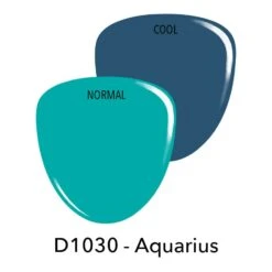 D1030 Aquarius Teal Cream Dip Powder -Revel Nail Store dip powder d1030 aquarius teal cream dip powder 36009768976582