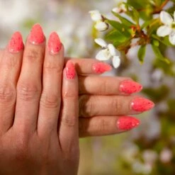 D1080 Tulip Twist Orange Flake Dip Powder -Revel Nail Store dip powder d1080 tulip twist orange flake dip powder 36507732377798