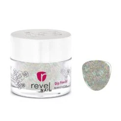 D1081 Petal Prism Gold Flake Dip Powder