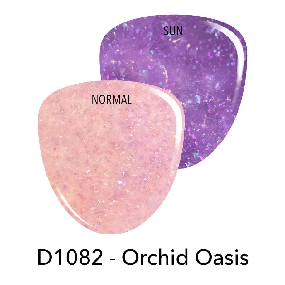 D1082 Orchid Oasis Pink Flake Dip Powder 4 D1082 Orchid Oasis Pink Flake Dip Powder - Image 2