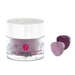 D1094 Rosy Radiance Pink Glitter Dip Powder