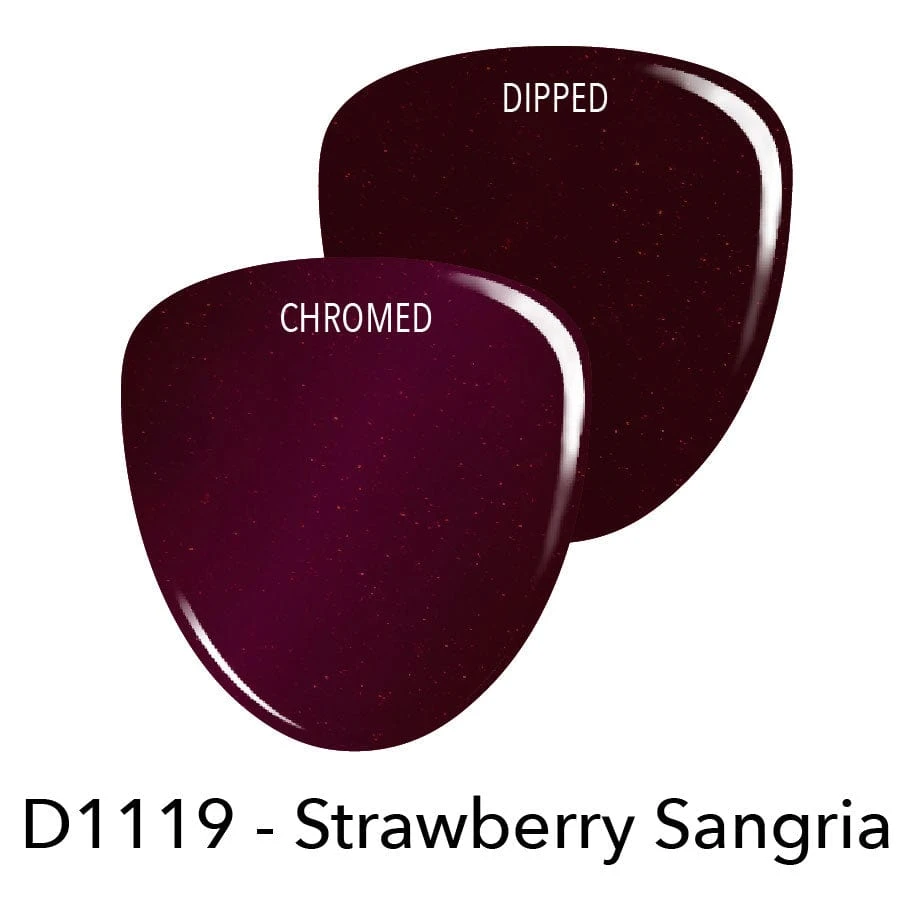 D1119 Strawberry Sangria Red Chrome Dip Powder 4 D1119 Strawberry Sangria Red Chrome Dip Powder - Image 2