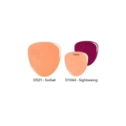 D521 Sorbet + D1064 Sightseeing Dip Powder Set -Revel Nail Store dip powder d521 sorbet d1064 sightseeing dip powder set 36263445004486
