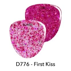 D776 First Kiss Pink Flake Dip Powder -Revel Nail Store dip powder d776 first kiss pink flake dip powder 36164627366086