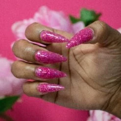 D776 First Kiss Pink Flake Dip Powder -Revel Nail Store dip powder d776 first kiss pink flake dip powder 36180231487686