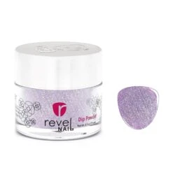 D783 Par-Tea Time Purple Glitter Dip Powder