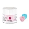 D818 Whimsy Wildflowers Pink Flake Dip Powder