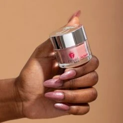 D831 Maroon Mountain Pink Shimmer Dip Powder