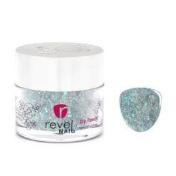 D995 Enthralled Blue Glitter Dip Powder