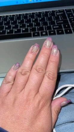 D822 Grapevine Purple Flake Dip Powder -Revel Nail Store dip powder grapevine 35699129155782