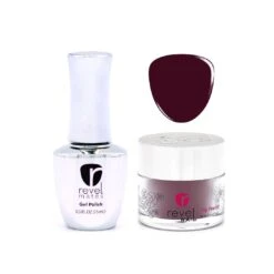 D252 Roister Red Crème Gel Polish + Dip Powder Set