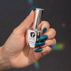 G873 Solar Wind Teal Chrome Gel Polish