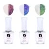 Glimmer Gel Polish Top Coat Trio -Revel Nail Store gel polish glimmer gel polish top coat trio 35584229441734