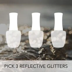 PICK 3 | RADIANT REVELRY REFLECTIVE GLITTER SHADES BUNDLE | GEL POLISH
