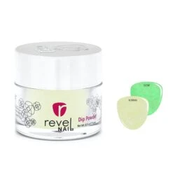 D774 Techno Green Glow Dip Powder