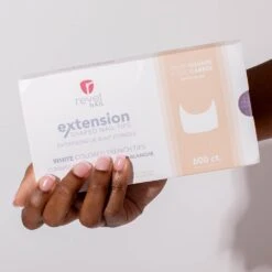 White French Nail Tips | Nail Extensions -Revel Nail Store nail extensions white french nail tips nail extensions 36009920397510