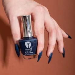 P834 Midnight Hike Blue Crème Nail Polish