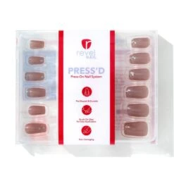 A Girl's Best Friend | Gloss Medium Square Press-On Nails -Revel Nail Store press ons a girl s best friend gloss medium square press on nails 35340525371590