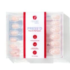 Burning Desire | Gloss Medium Coffin Press-On Nails -Revel Nail Store press ons burning desire gloss medium coffin press on nails 35340531794118