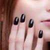 I Like My Coffee Black | Gloss Medium Coffin Press-On Nails -Revel Nail Store press ons i like my coffee black gloss medium coffin press on nails 35441988337862