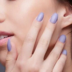 Lavender Cloud | Matte Medium Coffin Press-On Nails