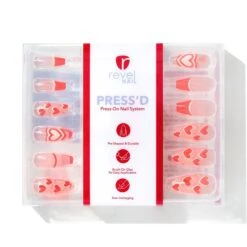 Love Radar | Gloss Extra Long Coffin Press-On Nails -Revel Nail Store press ons love radar gloss extra long coffin press on nails 35340585042118