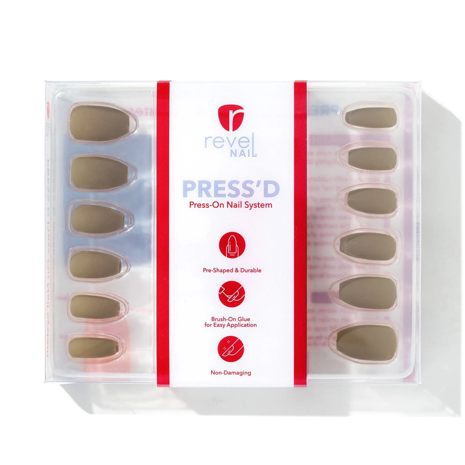 Miss Mocha | Matte Medium Coffin Press-On Nails 5 Miss Mocha | Matte Medium Coffin Press-On Nails - Image 3