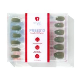 Thyme After Thyme | Gloss Medium Coffin Press-On Nails -Revel Nail Store press ons thyme after thyme gloss medium coffin press on nails 35340820381894