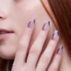 Velvet Violet | Gloss Medium Coffin Press-On Nails -Revel Nail Store press ons velvet violet gloss medium coffin press on nails 35442024415430