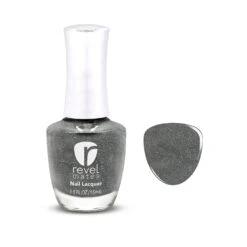 D704 Blade Gray Shimmer Nail Polish