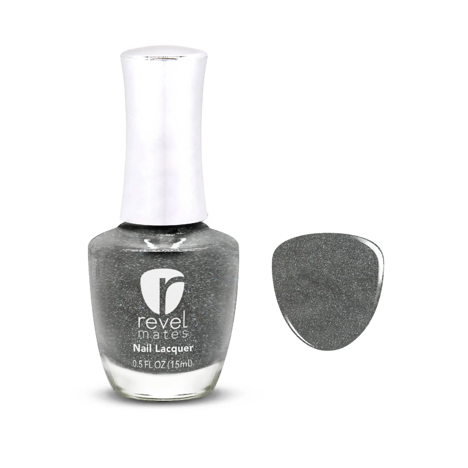 D704 Blade Gray Shimmer Nail Polish 3 D704 Blade Gray Shimmer Nail Polish