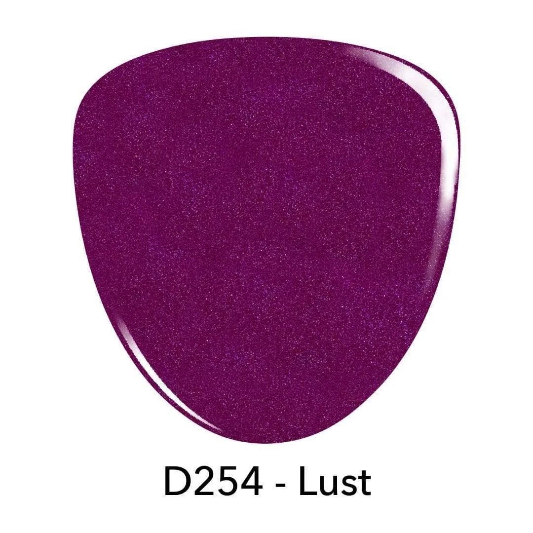D254 Lust Purple Glitter Dip Powder 4 D254 Lust Purple Glitter Dip Powder - Image 2