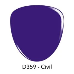 D359 Civil Blue Crème Dip Powder -Revel Nail Store revel nail dip powder d359 civil 15361326121065