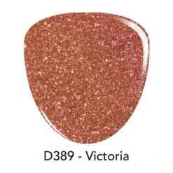 D389 Victoria Pink Glitter Dip Powder -Revel Nail Store revel nail dip powder d389 victoria 30103101767878