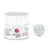 D418 Opulent White Glitter Dip Powder