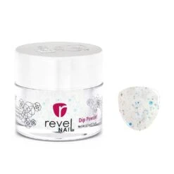 D442 Opal (TT1) White Glitter Dip Powder