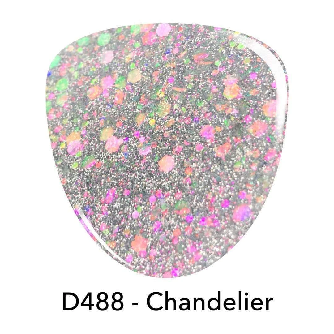 D488 Chandelier Sliver Glitter Dip Powder 4 D488 Chandelier Sliver Glitter Dip Powder - Image 2