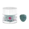 D498 Breezeway Blue Glitter Dip Powder -Revel Nail Store revel nail dip powder d498 breezeway 32462192181446